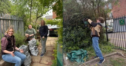 SME Solicitors staff volunteer at Sensory Matters Worcestershire's Community Action Day
