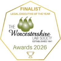 Amanda has been shortlisted for Legal Executive of the Year 2026 at the Worcestershire Law Society Awards