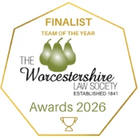 Kim and the Residential Conveyancing team have been shortlisted for Team of the Year 2026 at the Worcestershire Law Society Awards